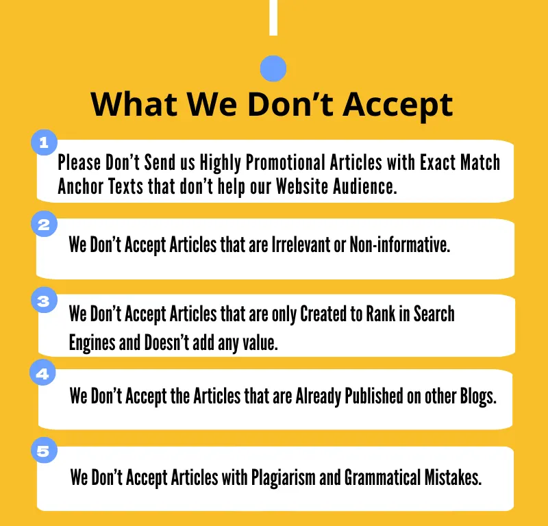 What We Dont Accept